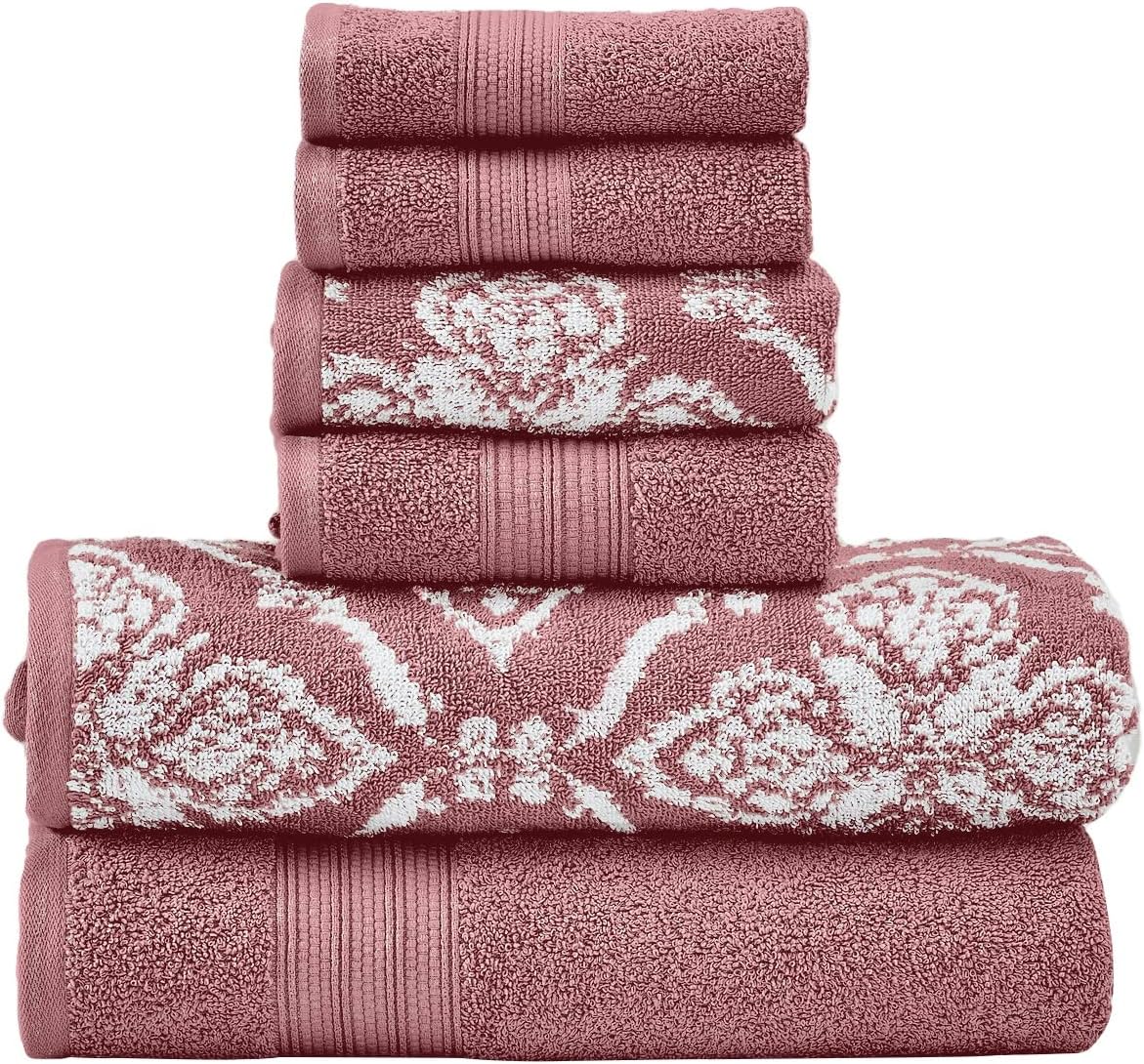 Modern Threads Amaris 6-Piece Reversible Towel Set for Luxury