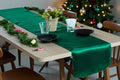 MDS Christmas Satin Table Runners 30 Pack 12 x 108 in - Emerald