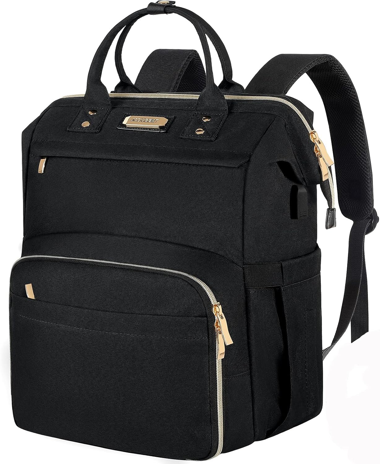Insulated Cooler Backpack Lunch Bag with USB Port for Travel