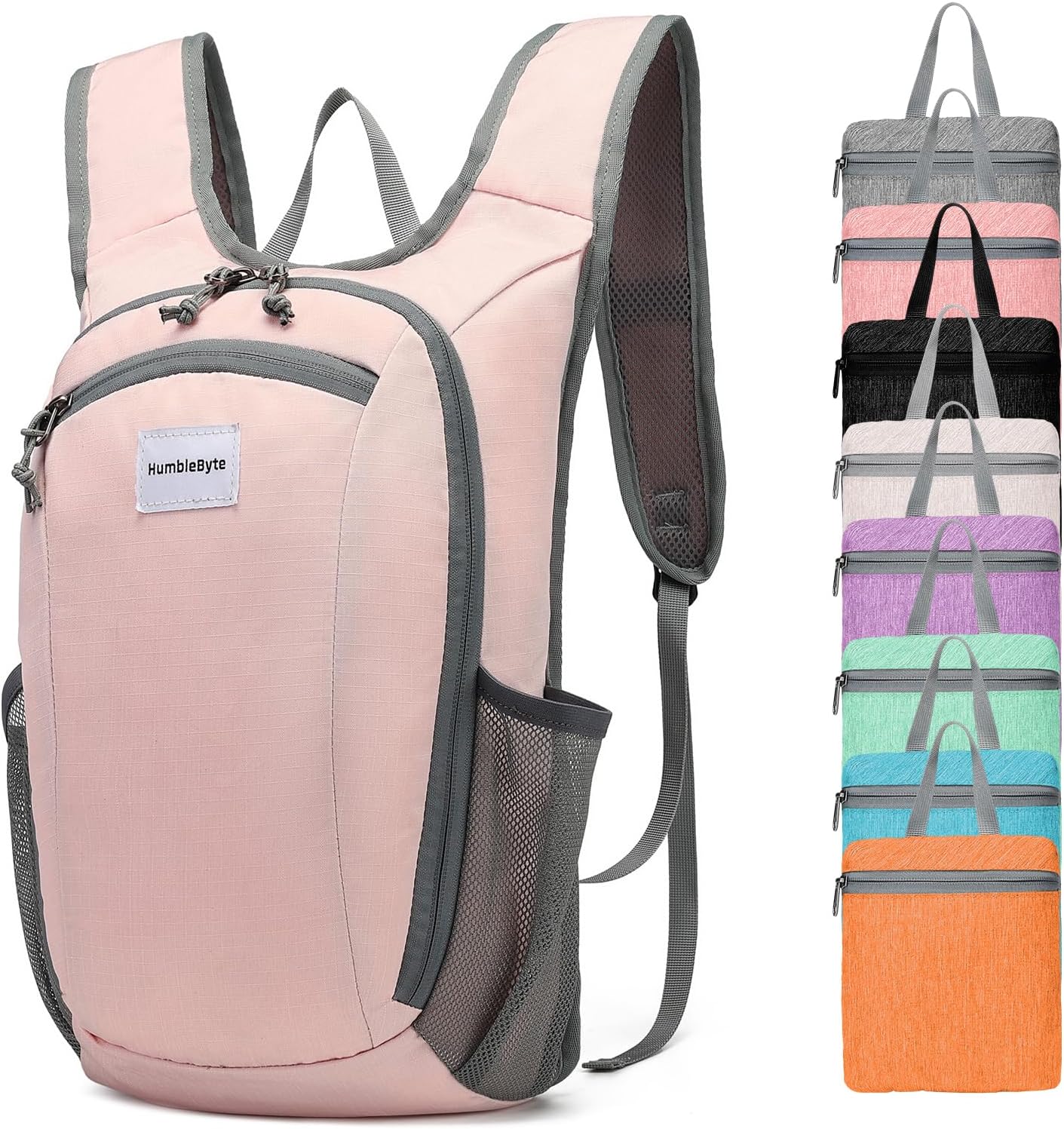 10L Pink Foldable Daypack for Women