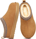 Litfun Women's Fuzzy House Slippers - Cozy Suede Winter Shoes