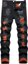 DANT BULUN Men's Ripped Jeans with Slim Fit for Effortless Fashion