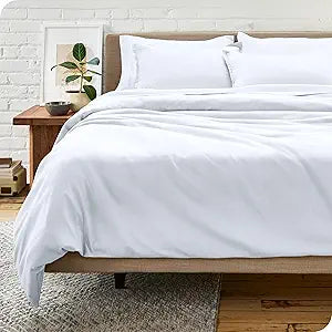 Premium 1800 Super Soft King/Cal King Duvet Cover Set in White