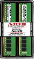 A-Tech 32GB (2x16GB) DDR4 2666MHz RAM for Alienware Aurora R8