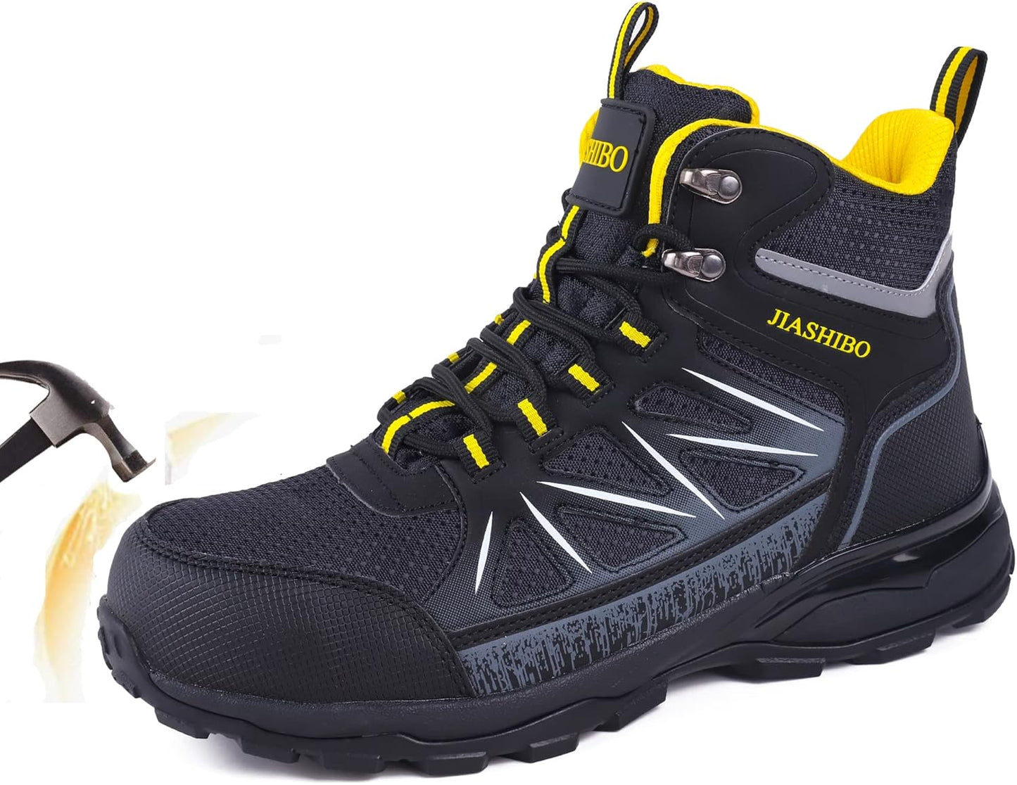 Steel Toe Work Boots for Women - Comfortable Insulated Safety Shoes