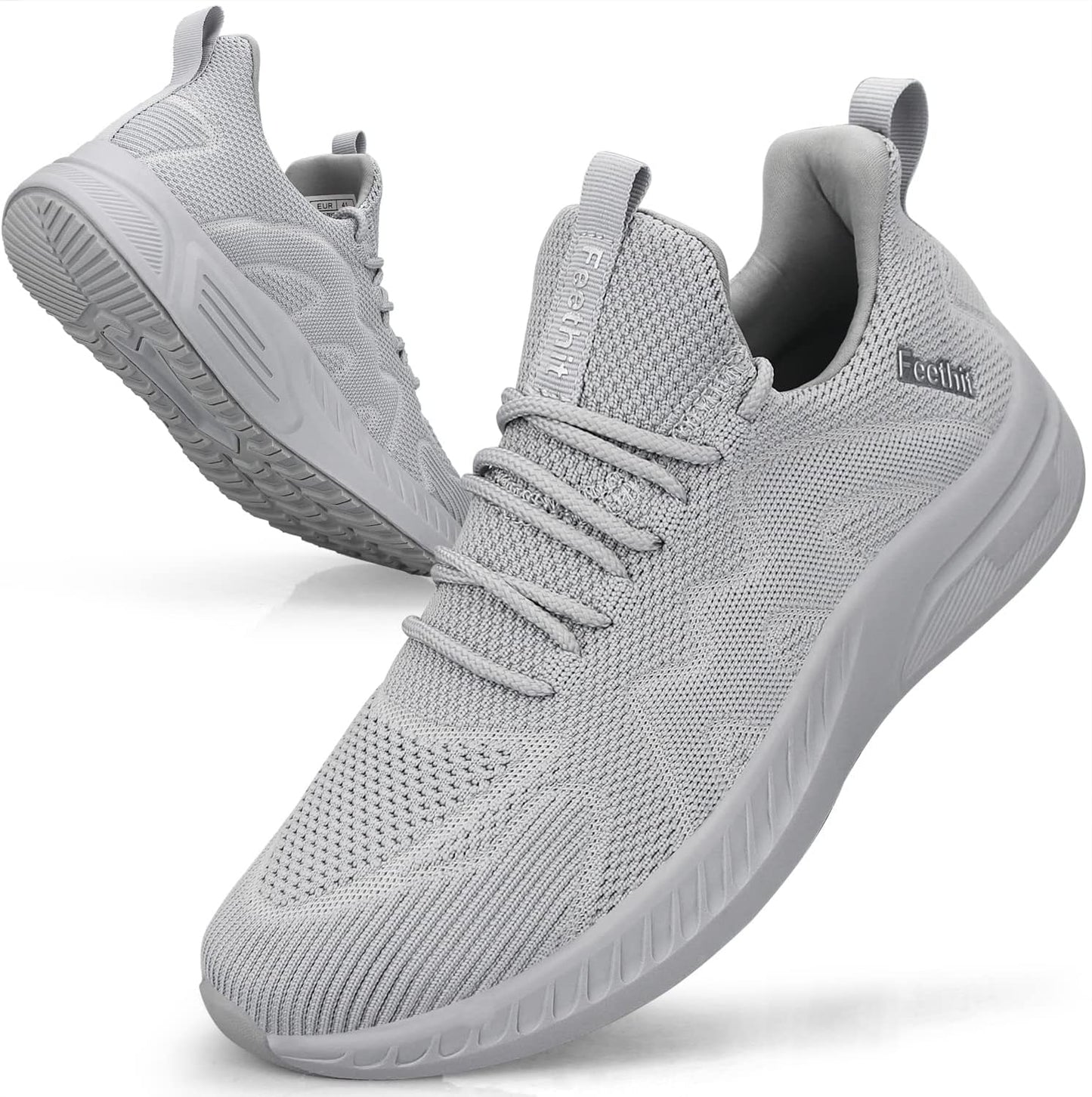 Feethit Mens Non Slip Walking Sneakers for All Day Comfort