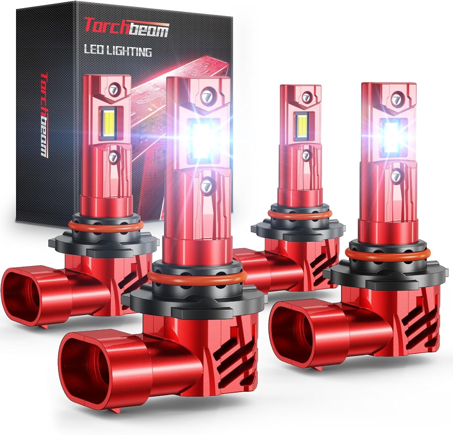 Torchbeam 9005 9006 LED Bulbs Combo for Bright Night Driving