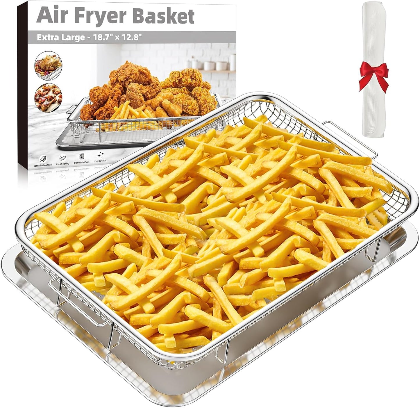 THORSES Extra Large Air Fryer Basket Set
