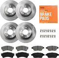 Front & Rear Brake Kit for 2006-2012 Ford Fusion - Ceramic Pads