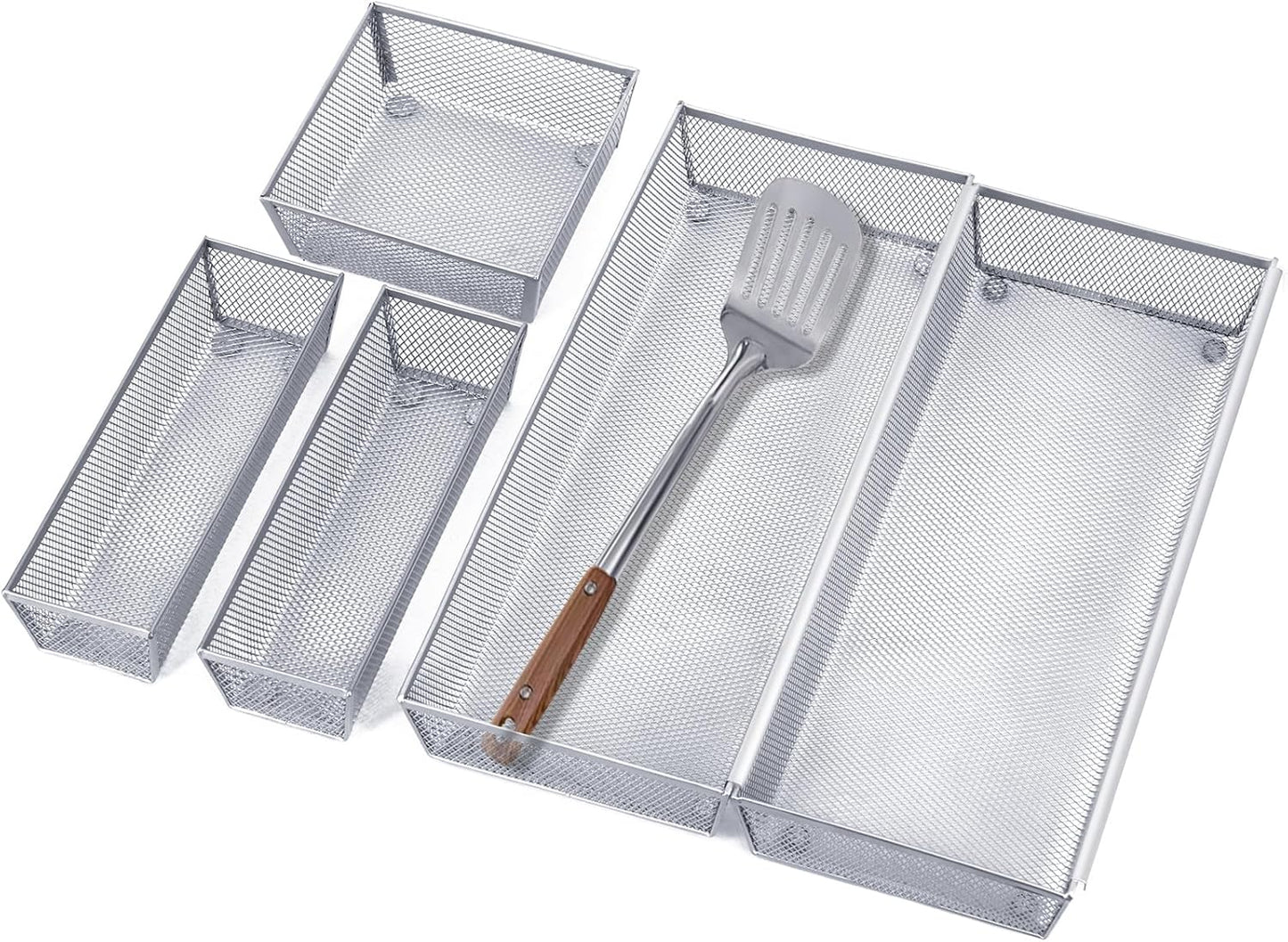 Neudeco Silverware Drawer Organizer for Efficient Kitchen Storage