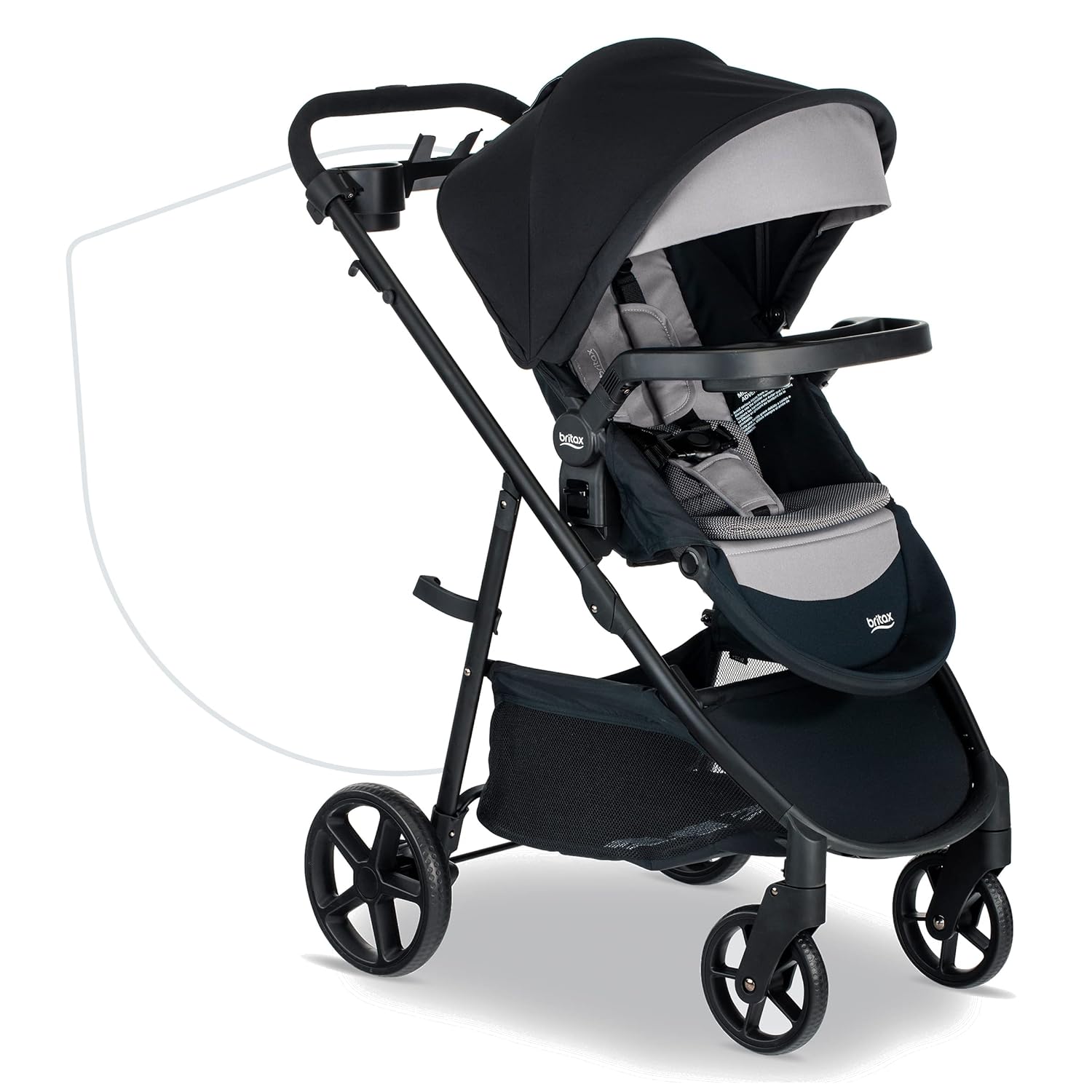 Britax Brook+ Modular Baby Stroller: Lightweight & Versatile