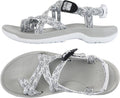Viakix Women's Athletic Walking Sandals for Outdoor Comfort