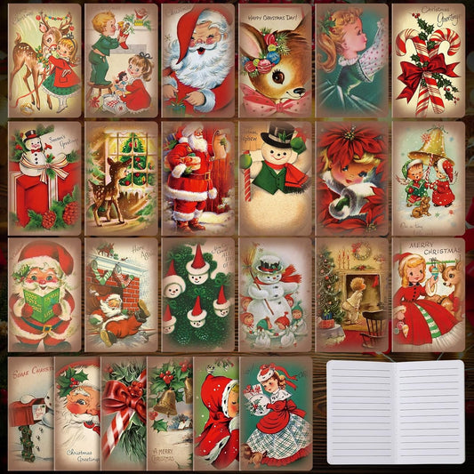 Vintage Christmas Notepads - 24 Styles, Stocking Stuffers
