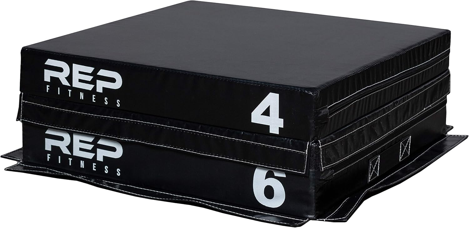 REP Fitness Stackable Soft Foam Plyo Boxes for Home Gym Training