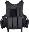 MGFLASHFORCE Tactical Airsoft Vest Adjustable Modular Paintball Vest 1