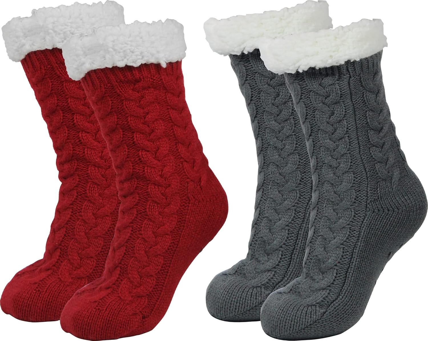 BenSorts Women Winter Thick Slipper Socks for Cozy Comfort
