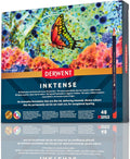 Derwent Inktense Pencils 48 Wooden Box - Vibrant, Permanent
