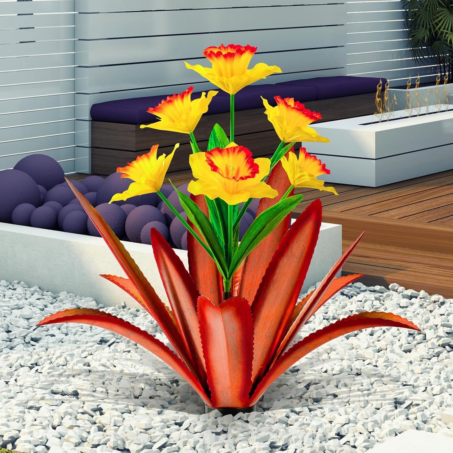 Huge Metal Agave Plants Outdoor Decoration for Garden Art