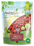 Organic Goji Berries - Large, Juicy, Non-GMO Vegan Superfood Snack