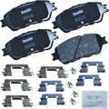 Bendix Priority1 CFC906 Ceramic Front Brake Pads - Quiet, Reliable