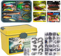 600 Pcs Fishing Kit with Tackle Box for All Anglers Needs
