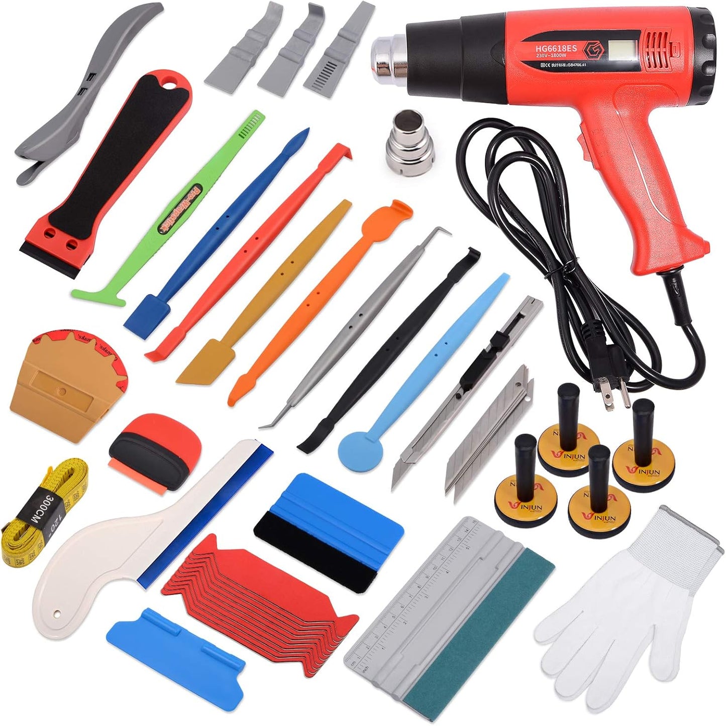 Gomake Vinyl Wrap Tool Kit for Easy Window Tint Installation