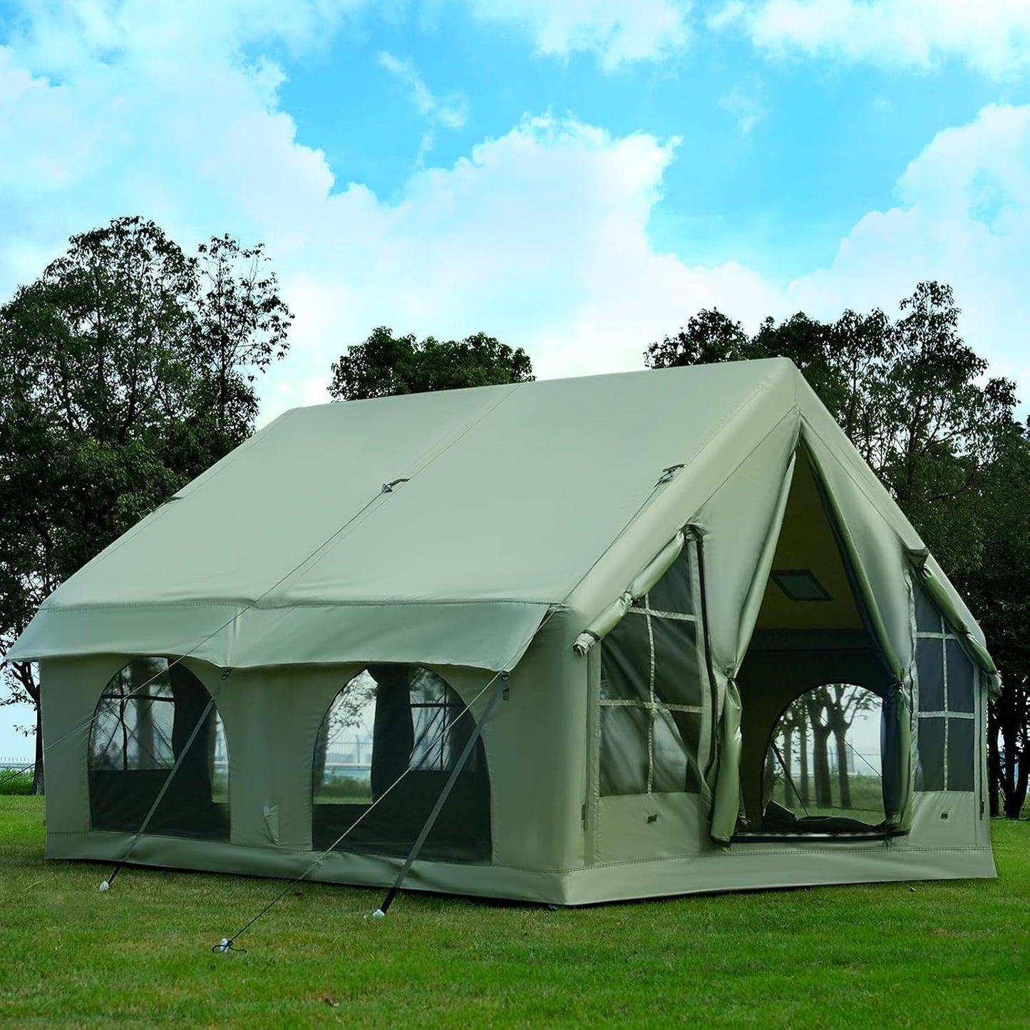KNUO Luxury Waterproof Air Tent - No Assembly Needed!
