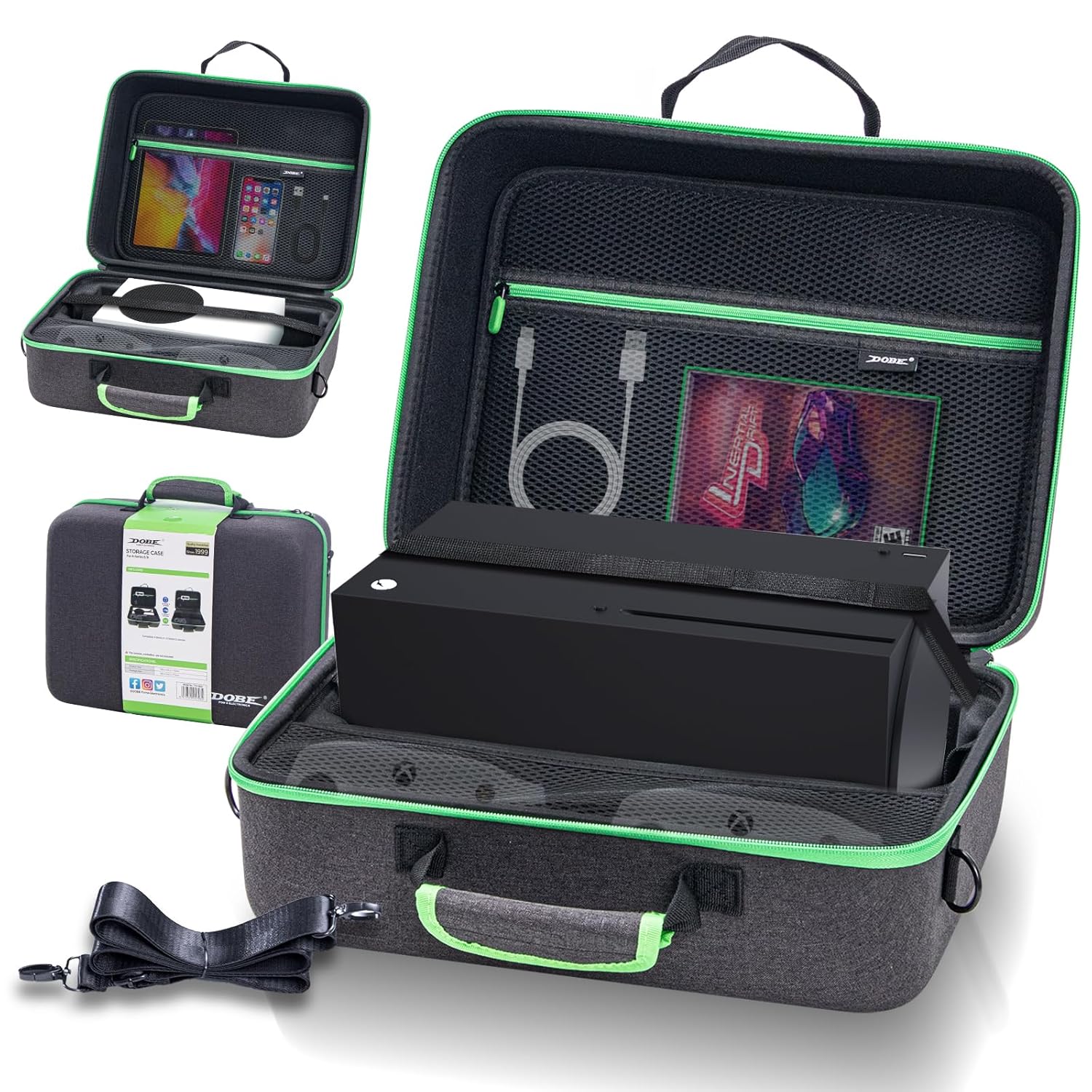 HEATFUN Carrying Case for Xbox Series X - Travel Bag for Gamers