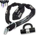 AKM Motorcycle Chain Lock 6.56ft 12mm Thick - Heavy Duty Security