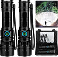 Rechargeable Flashlights 990000 High Lumens 2 Pack - Powerful Long-Run