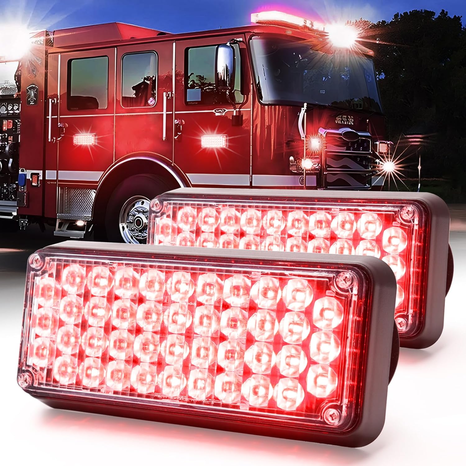 BooYu Battery Operated LED Emergency Strobe Lights Bar Review