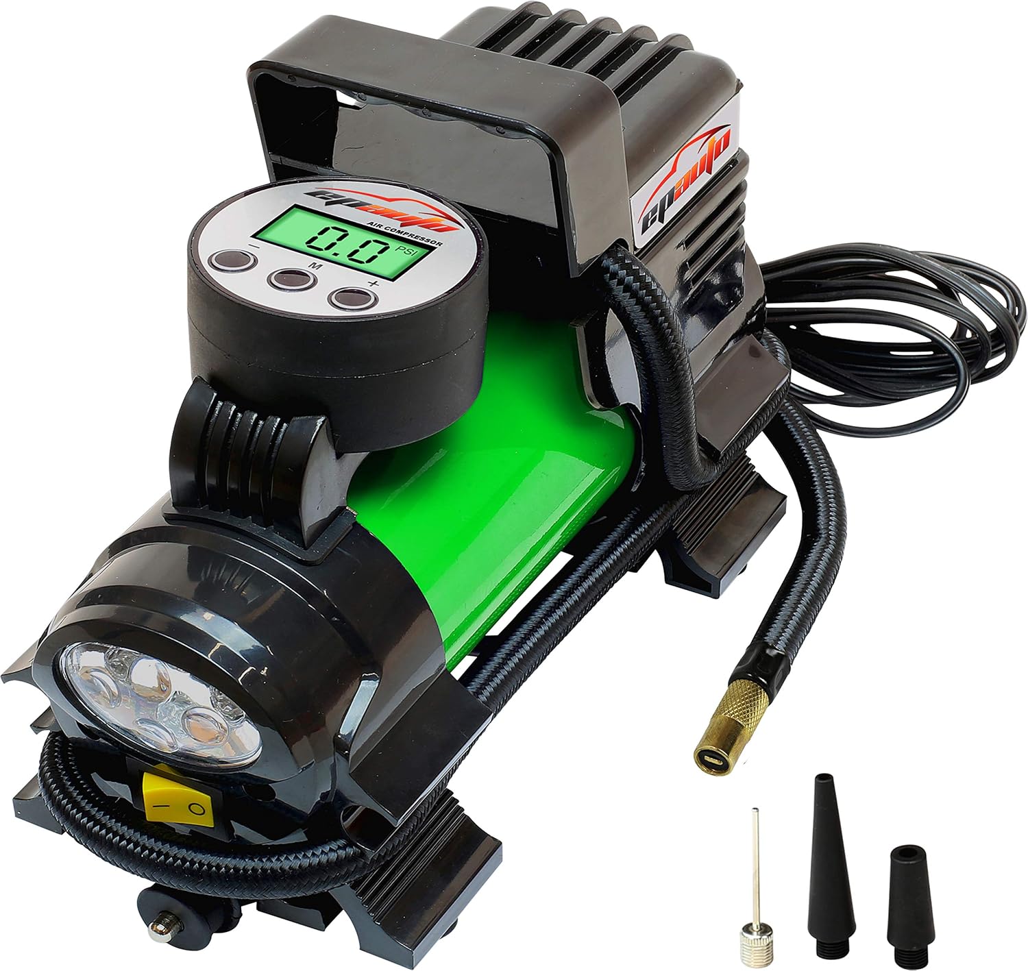 epauto 12V DC Portable Air Compressor Pump for Easy Inflation