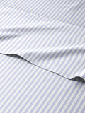 Kids Full Size Blue Striped Sheets - Cozy Ultra-Soft 4-Piece Set
