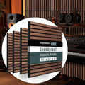 RT60X Soundproof Wall Panels 4 Pack 24x24x1 in - Studio Acoustic Tiles