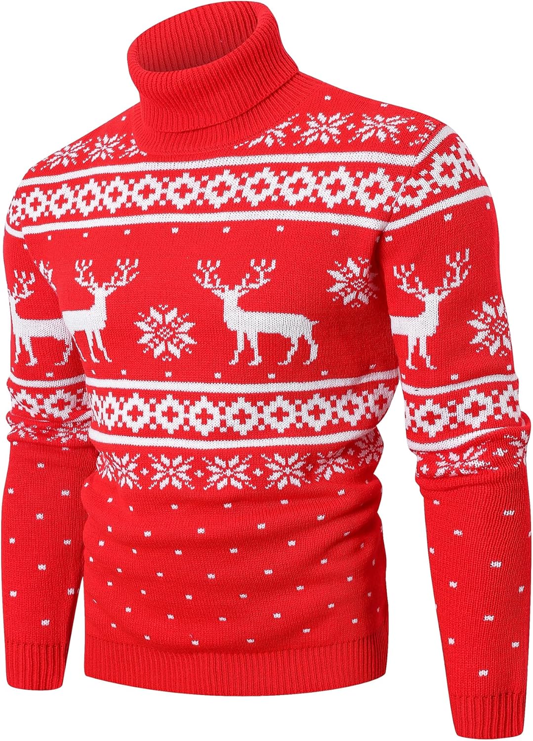 QZH.DUAO Men's Ugly Christmas Sweater for Festive Style