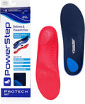PowerStep ProTech Met Full Length Orthotics - Rigid Arch Support