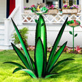 Large Metal Agave Yard Art - Hand Painted Tequila Sculpture