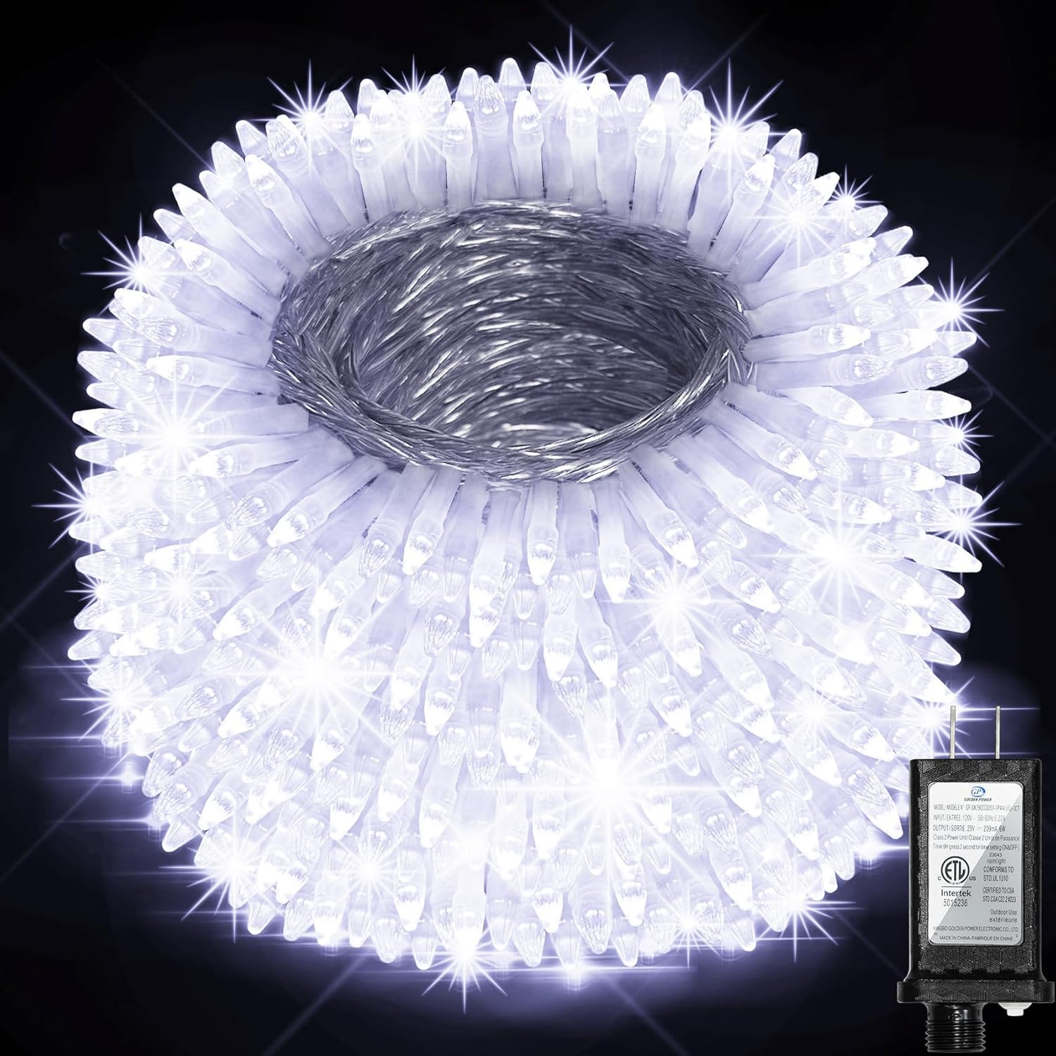 750 LED 256FT Christmas String Lights for Outdoor Decor