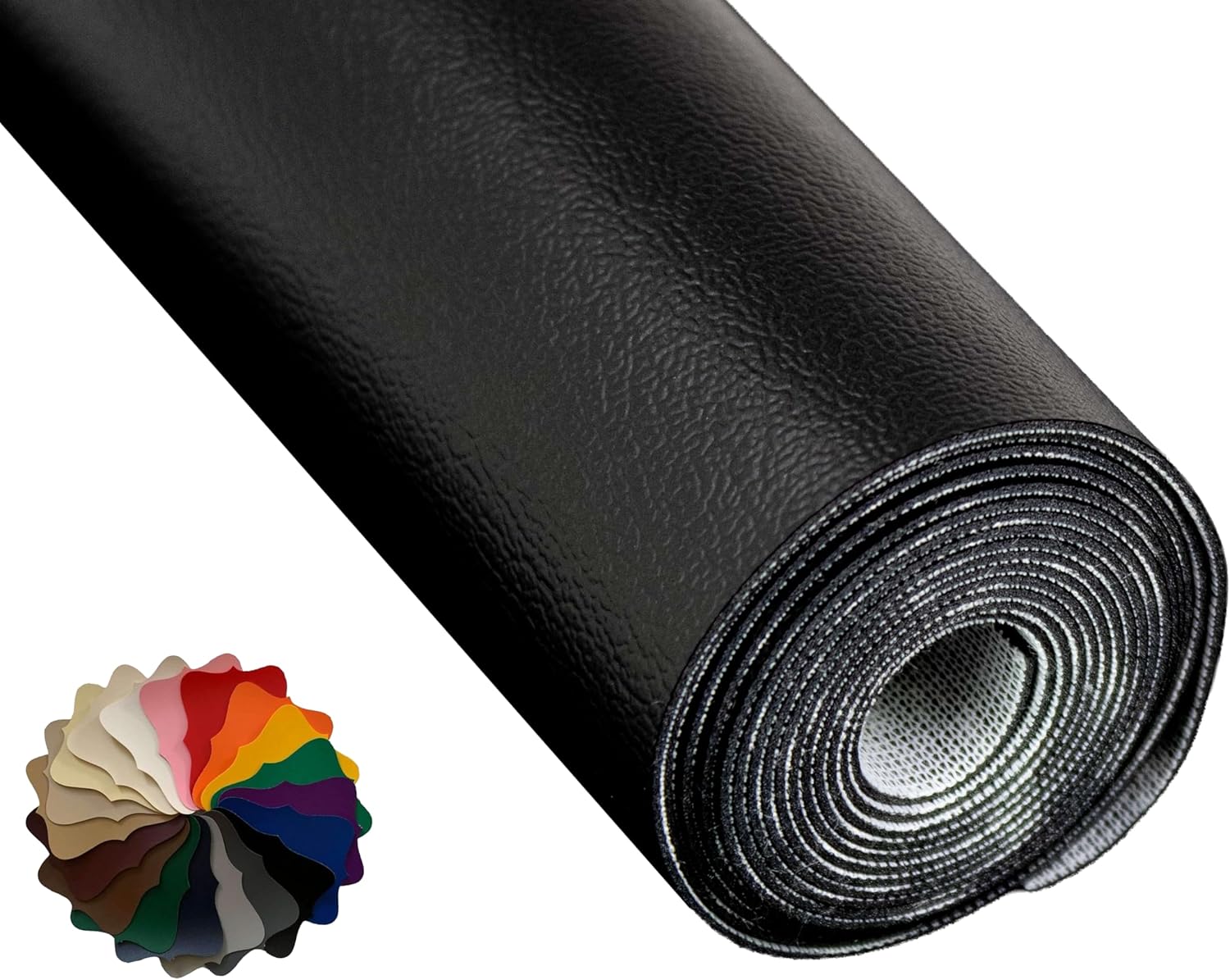 Black Marine Vinyl Fabric for Upholstery and DIY Crafting