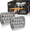 Partsam 2PCS 7x6 LED Headlights H6054 H5054 - Bright Hi/Low Upgrade