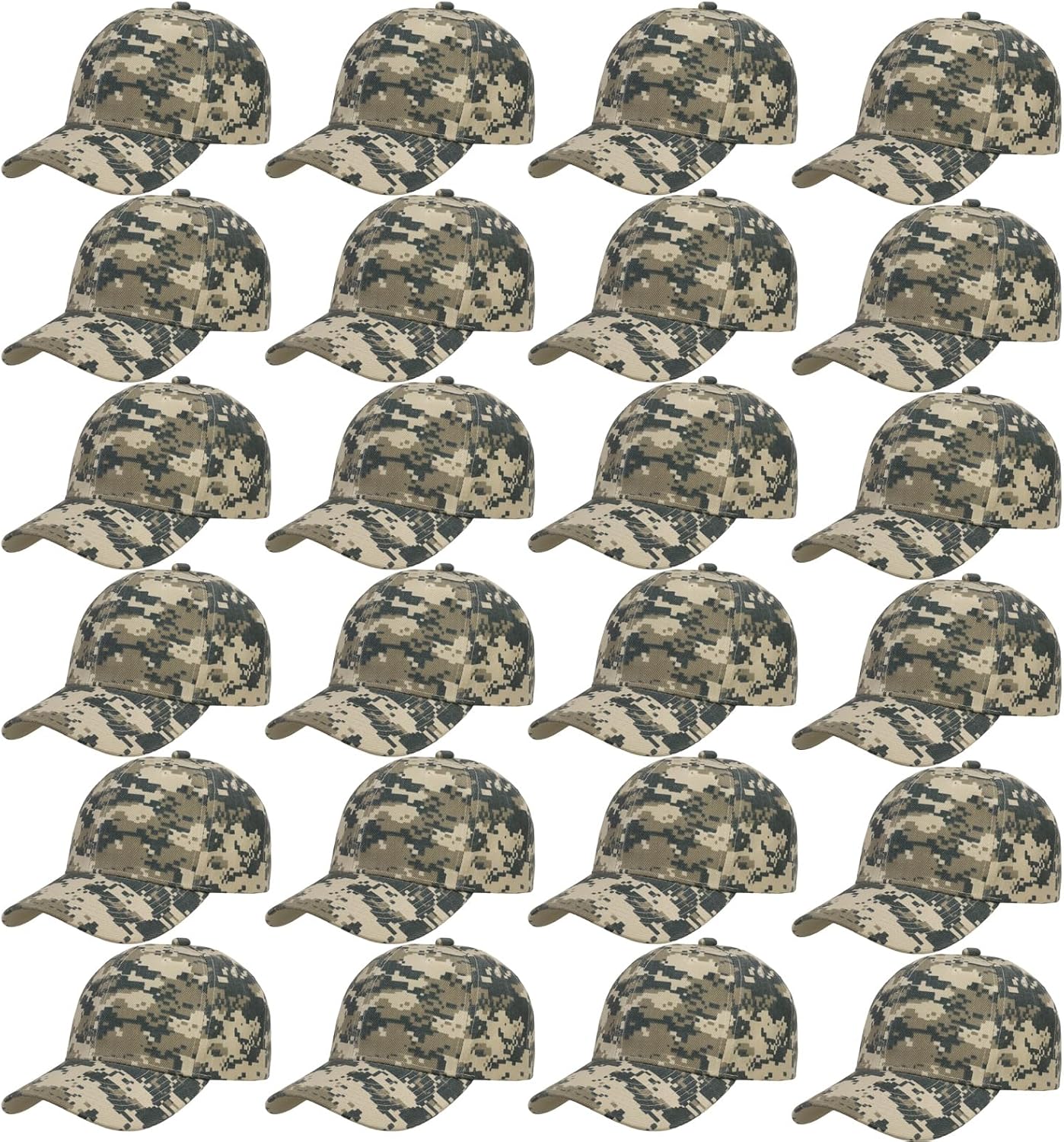 Unisex Baseball Cap Bulk Wholesale Plain Blank Hat Value Pack