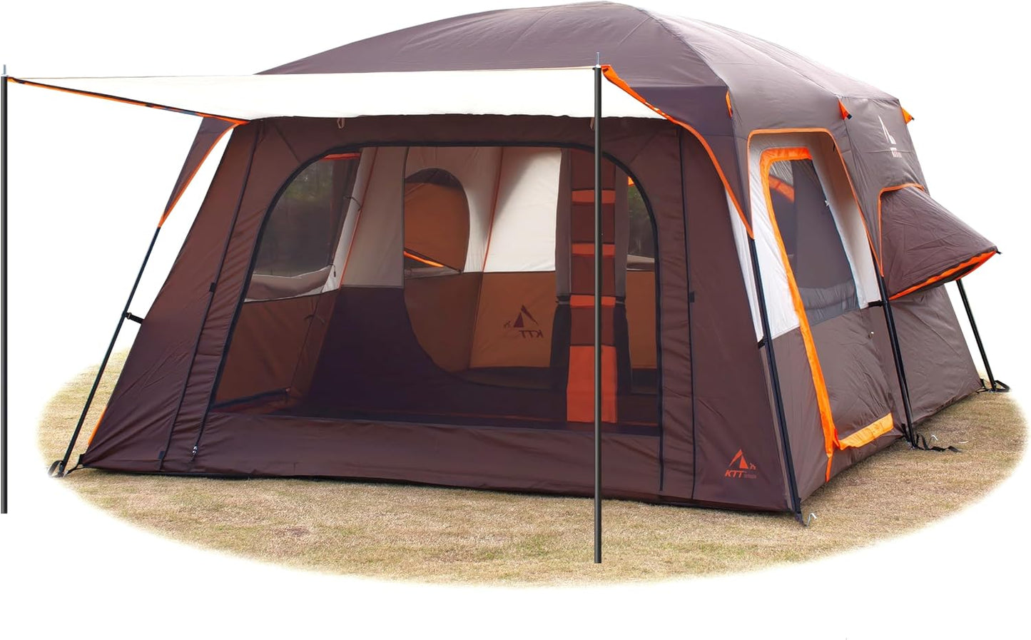 KTT Extra Large Family Cabin Tent for 10-12-14 Persons
