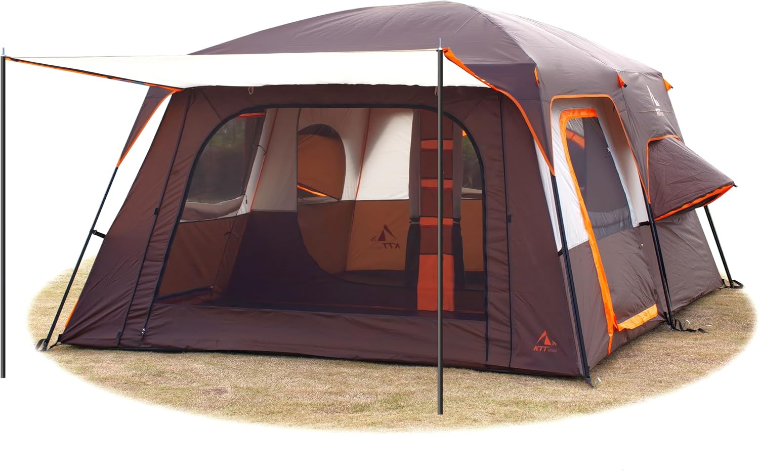 KTT Extra Large Family Cabin Tent for 10-12-14 Persons
