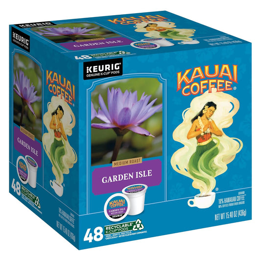 Kauai Coffee K-Cup Pods for Keurig Brewers - Medium Roast Bliss