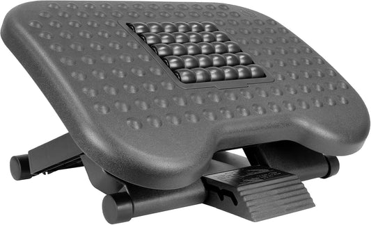 Ergonomic Under Desk Footrest with Massaging Support for Comfort