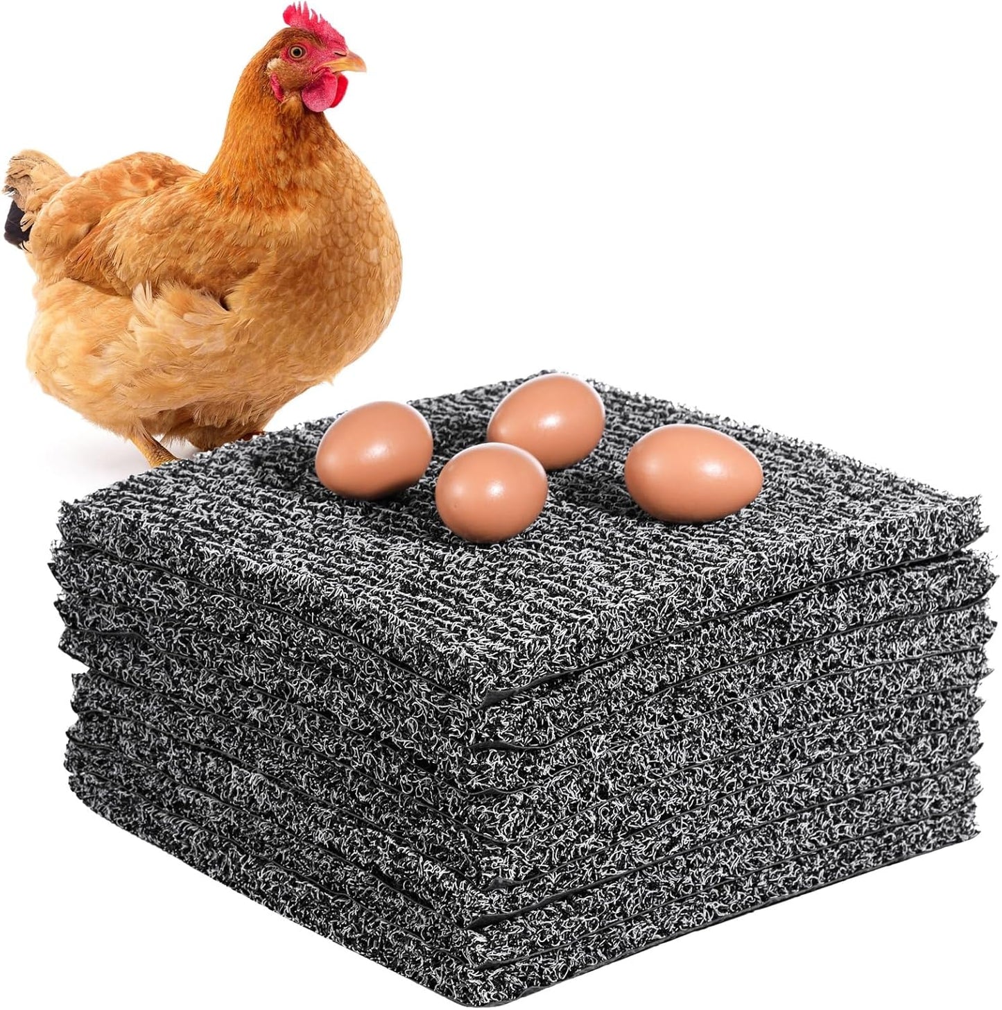 8 Pcs Chicken Nesting Pads for Comfortable Laying Spaces