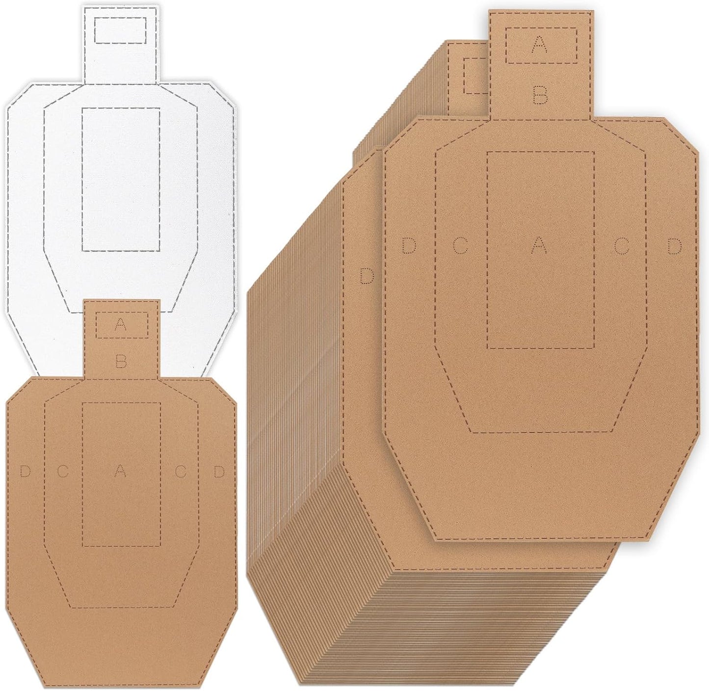 Shooting Targets - Silhouette Tactical Cardboard for Practice