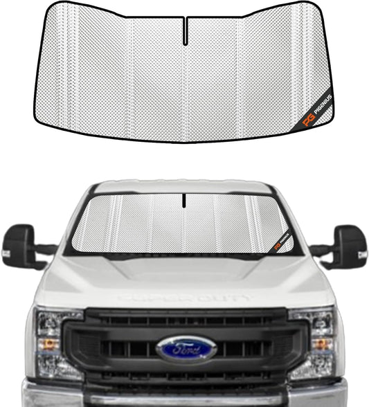 Windshield Sun Shade for Ford F250/F350 2017-2022 - Full Coverage
