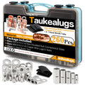 Battery Ring Terminals and Butt Connectors Assortment 130pcs