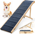 2025 Upgraded 63in Dog Ramp for Bed - Foldable High Traction Ramp